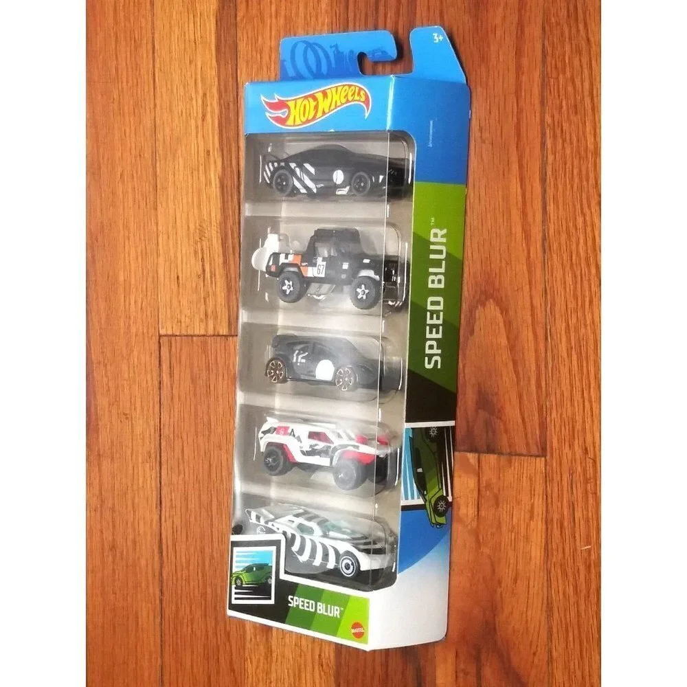 NEW HOT WHEELS SpeedBlur 5 Pack 2021 Mustang Jeepster Fiesta Crusher Leeway